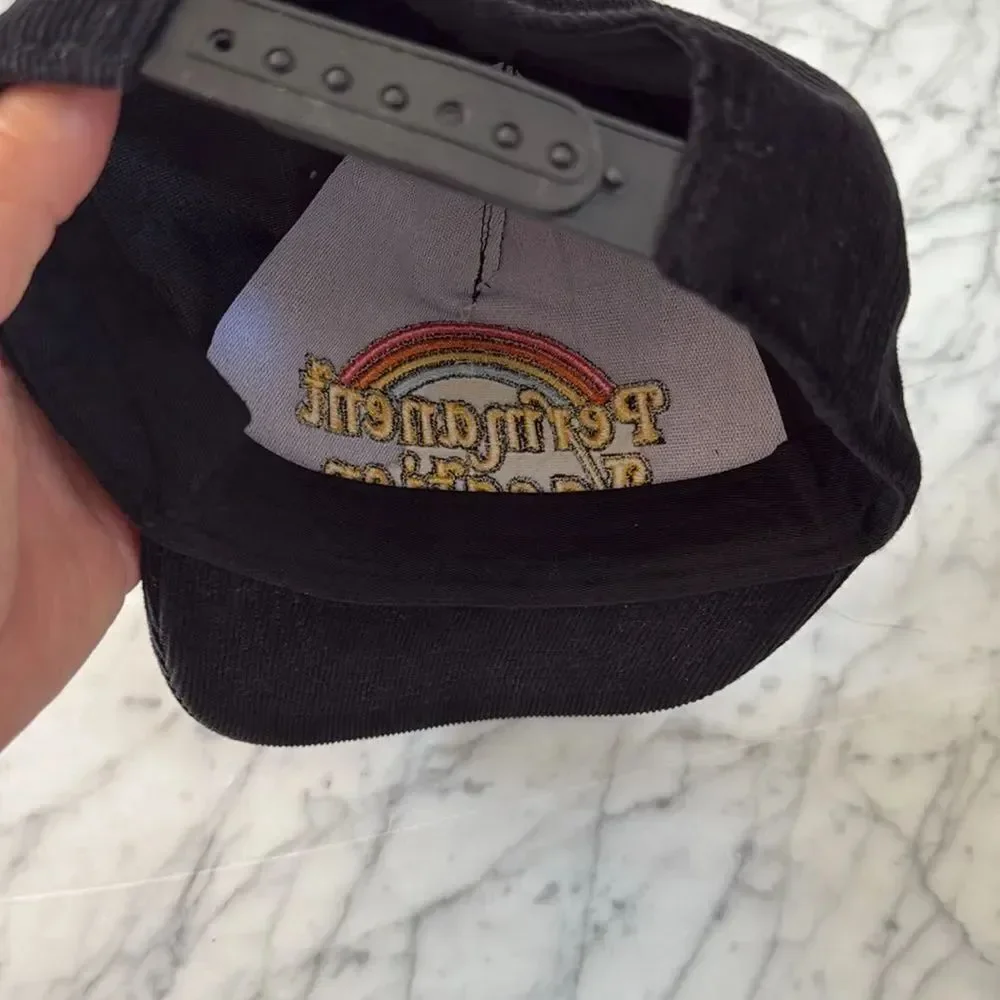 Tiny Whales Corduroy SnapBack Permanent Vacation Rainbow Trucker Hat Sz 6-12Y